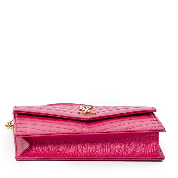 Yves Saint Laurent Envelope Chain Wallet - Picture 7 of 8